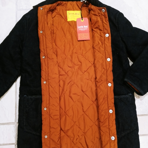 Mens Levis Red Positively Superior Reversible Jacket size XS - Picture 4 of 8